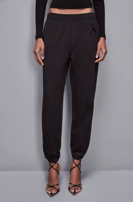 Essential sweatshirt jogging pants, Black, Patrizia Pepe