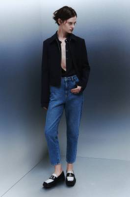 High waist denim pants, Blue, Patrizia Pepe