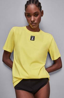Organic cotton t-shirt, Yellow, Patrizia Pepe