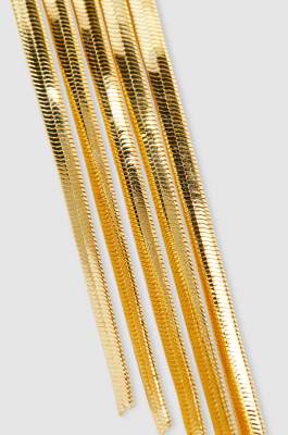 Elegant snake chain earrings, Gold, Patrizia Pepe