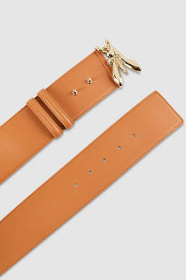 Ceinture en cuir, taille haute, Cuir, Patrizia Pepe