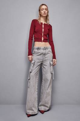 Essential cardigan, Red, Patrizia Pepe