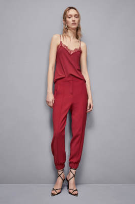 Essential jogging pants, Red, Patrizia Pepe