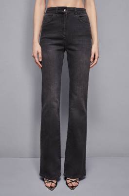 Slim denim pants, Black, Patrizia Pepe