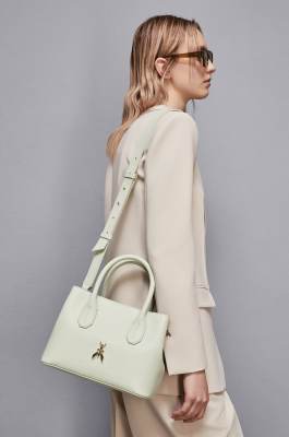 Mini-Shopping Bag, Grün, Patrizia Pepe