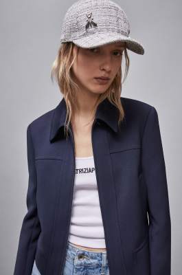 Fly Baseball Cap, Grey, Patrizia Pepe