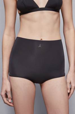 High-waisted briefs, Black, Patrizia Pepe