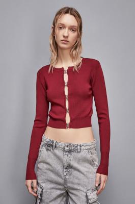 Essential cardigan, Red, Patrizia Pepe
