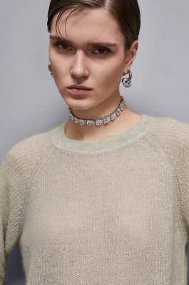 Soft sweater, Green, Patrizia Pepe