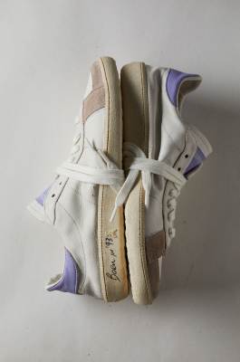SKIN Sneakers &quot;Born In &apos;93&quot; in leather, White, Patrizia Pepe