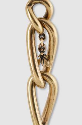 New Chain brass earrings, Gold, Patrizia Pepe