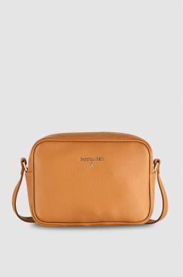 Leather camera bag with inside pocket, Leather, Patrizia Pepe