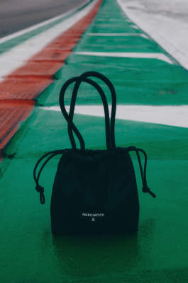 Small Soft Rock bag, Black, Patrizia Pepe