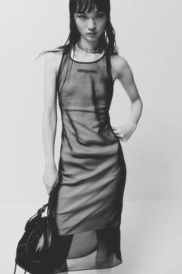 2-in-1 midi dress, Black, Patrizia Pepe