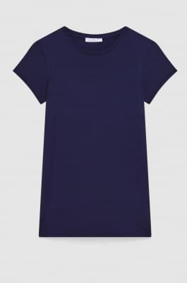 Short-sleeved jersey shirt, Blue, Patrizia Pepe
