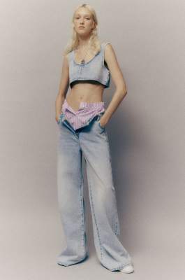 Denim pants, Blue, Patrizia Pepe