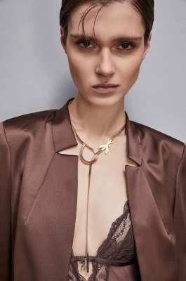 Collier élégante Snake Chain, Or, Patrizia Pepe