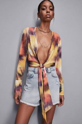 Soft viscose shirt, Multicolor, Patrizia Pepe