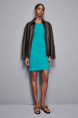 Short sheath dress, Light Blue, Patrizia Pepe