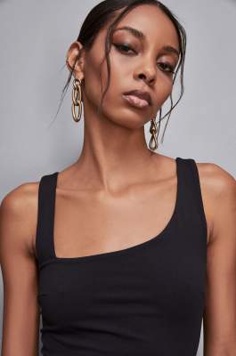 Essential jersey mini dress, Black, Patrizia Pepe