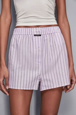 Cotton boxer shorts, Purple, Patrizia Pepe