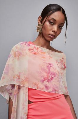 Georgette stole, Multicolor, Patrizia Pepe