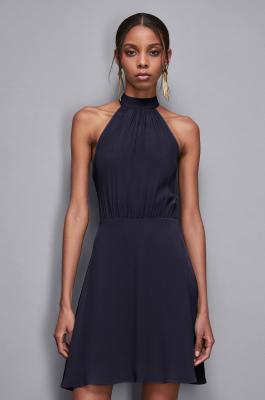 Robe en viscose Essential, Bleu, Patrizia Pepe