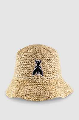 Braided bucket hat, Beige, Patrizia Pepe