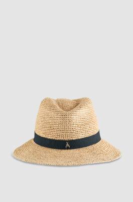 Braided cowboy hat, Beige, Patrizia Pepe