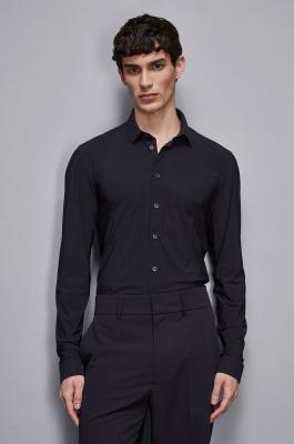 Slim fit jersey shirt, Blue, Patrizia Pepe