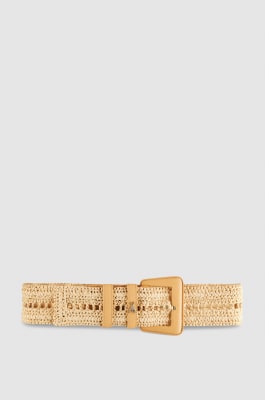 High waisted belt, Beige, Patrizia Pepe