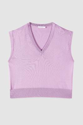 Knitted vest, Purple, Patrizia Pepe