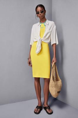 Minikleid aus Jersey, Gelb, Patrizia Pepe