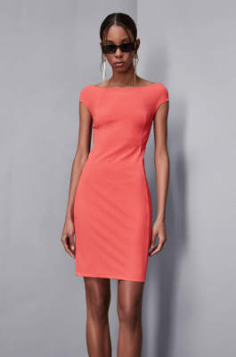 Robe fourreau courte, Violet, Patrizia Pepe