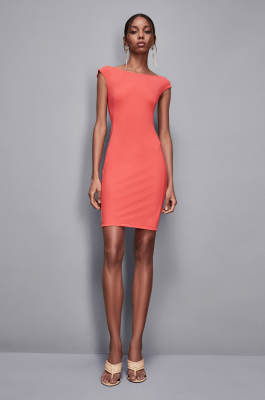 Robe fourreau courte, Violet, Patrizia Pepe