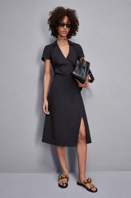 Wickelkleid aus Baumwolle, Blau, Patrizia Pepe