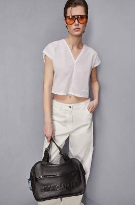 Soft cotton shirt, White, Patrizia Pepe