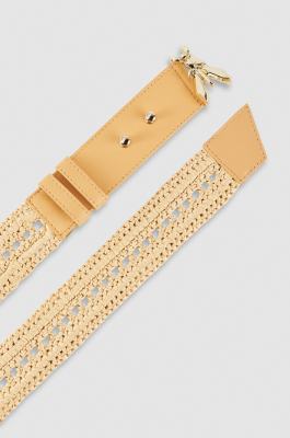 Low-waisted belt, Beige, Patrizia Pepe
