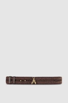 Low-waisted belt, Brown, Patrizia Pepe