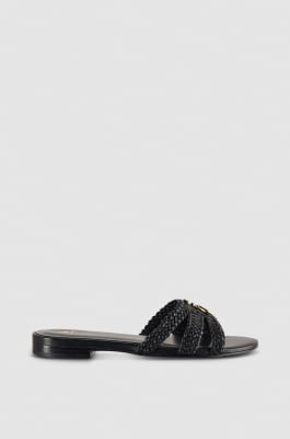 Slide sandals, Black, Patrizia Pepe