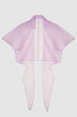 Étole en organza, Violet, Patrizia Pepe