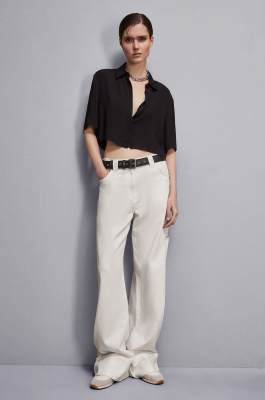 Essential viscose shirt, Black, Patrizia Pepe