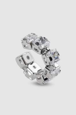 Diamond Cut earcuffs, Silver, Patrizia Pepe