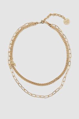 Double Chain necklace, Gold, Patrizia Pepe