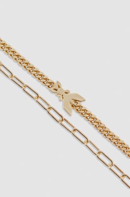 Double Chain necklace, Gold, Patrizia Pepe
