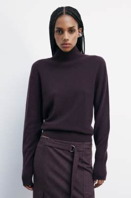 Pure cashmere sweater, Purple, Patrizia Pepe