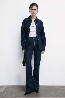 Jeans stretch bootcut fit regular, Blu, Patrizia Pepe
