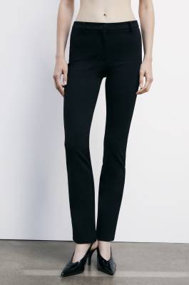 Pantalone slim &quot;ESSENTIAL&quot; elasticizzato, Nero, Patrizia Pepe