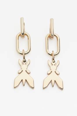 Double Chain earrings, Gold, Patrizia Pepe