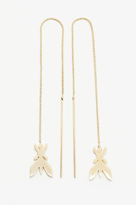 Fly pendant earrings, Gold, Patrizia Pepe